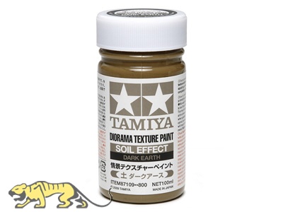 Diorama Texture Paint 100ml - Soil Effect: Dark Earth
