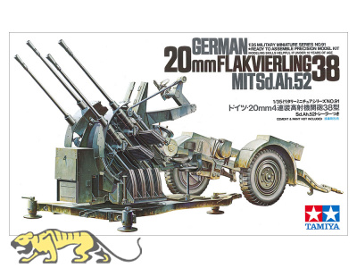 Flakvierling 38 2cm mit Sd.Ah. 52 - 1:35
