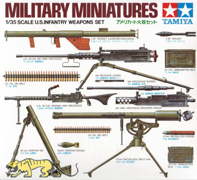 U.S. Infanteriewaffen Set - 1:35