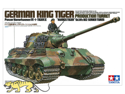 German King Tiger - Production Turret - Panzerkampfwagen VI Tiger II - Königstiger - Sd.Kfz. 182 - 1/35