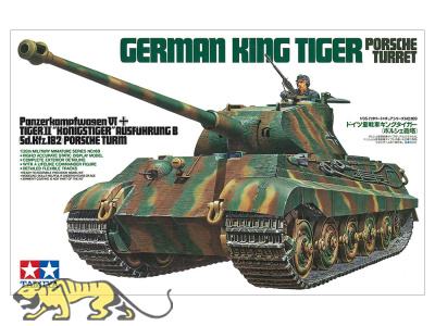 Königstiger - Panzerkampfwagen VI - Tiger II - Sd.Kfz. 182 - Porscheturm - 1:35