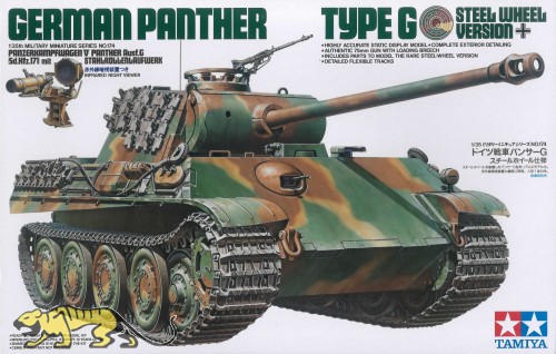 Panzerkampfwagen Panther Ausf. G - Sd.Kfz. 171 mit Stahllaufrollen - 1:35