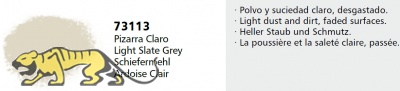 Vallejo Pigments 73113 Schiefermehl (Light Slate Grey), Pigment - 35ml