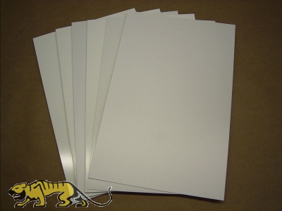 Polystyrene Plates 0,50mm , white.