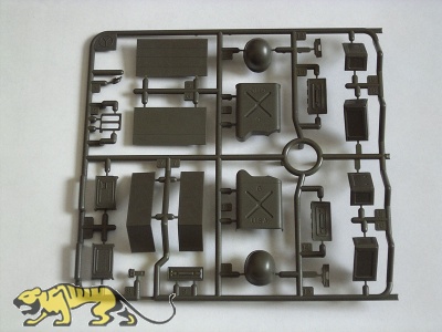 Accessories set for US Vehicles (jerrycans, boxes etc.) 1/16
