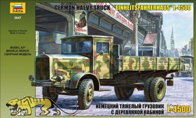 German Heavy Truck L4500 with Einheitsfahrerhaus - 1/35