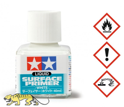 Tamiya Flüssiger Surface Primer / Spachtel - Weiß - 40ml