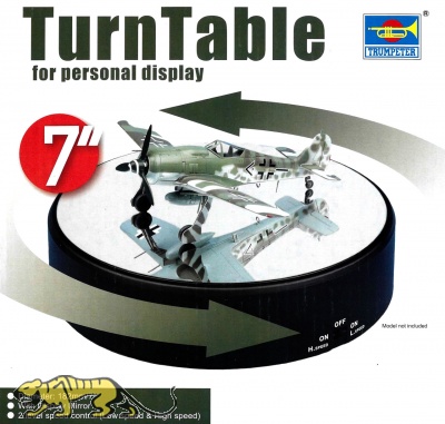 Turntable - 7 Inch / 18,2 cm - with Mirror