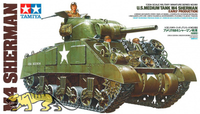 US Medium Tank M4 Sherman - frühe Produktion - 1:35