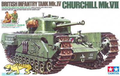 British Churchill Mk.VII - Infantry Tank Mk.IV - 1:35