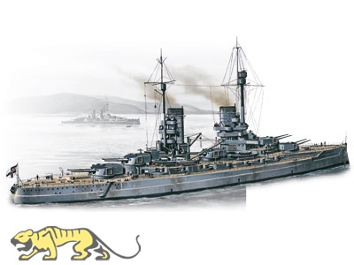 WWI German Battleship SMS König - 1/350