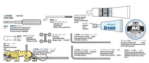 Werkzeugbeutel für Tamiya KV-2 (56030) 1:16