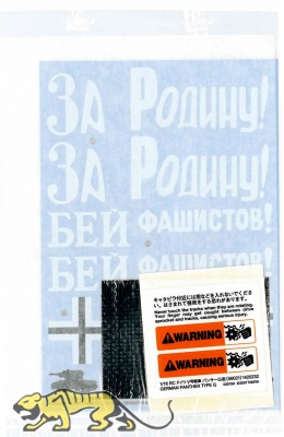 Abziehbilder für Tamiya KV-2 (56030) 1:16
