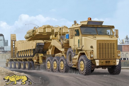 U.S. Army M1070 Truck Tractor & M1000 HET Semi-trailer - 1:35