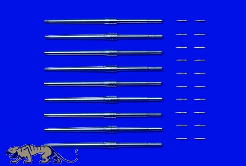 Geschützrohrset und Projektile für Yamato - 1:350