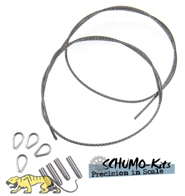 Metal Tow-Cable Set for Panther / Jagdpanther