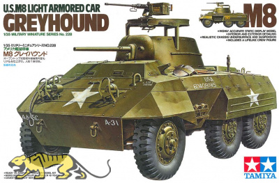 U.S. M8 Light Armored Car Greyhound - 1:35