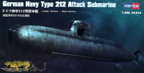 Bundesmarine Jagd-U-Boot Typ / Klasse 212 - 1:350