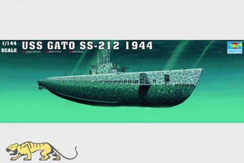 USS Gato - SS-212 - Gato Class Submarine - 1944 - 1/144