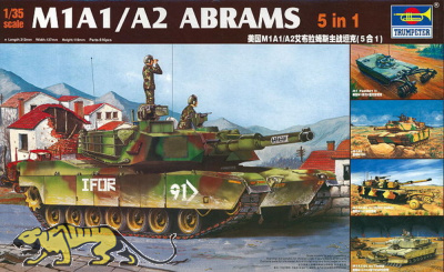 M1A1 / A2 Abrams - 5 in 1 - US Main Battle Tank - 1/35