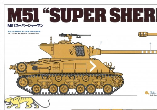Bemalanleitung (Finishing Guide) für Tamiya Super Sherman (56032) 1:16