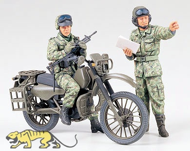 JGSDF Motorrad mit 2 Figuren - 1:35