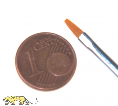 Size 1 brush, flat - Synthetic
