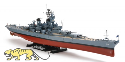 USS New Jersey BB-62 - US Navy Battleship - 1:350