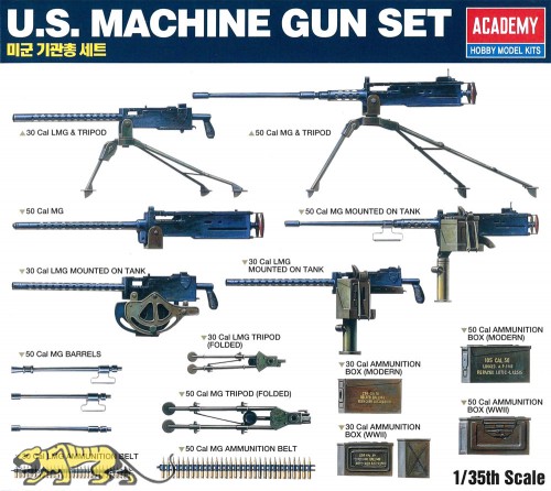 US Machine Gun Set - 1/35