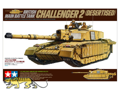British MBT Challenger 2 - (Wüstenversion) - 1:35