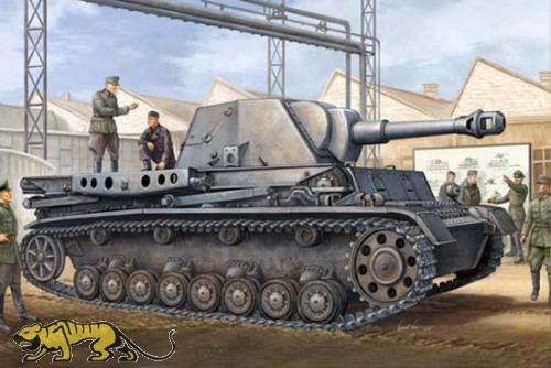 Heuschrecke IVb - 10,5cm leFH18/1 L/28 auf Waffenträger IVb - 1:35