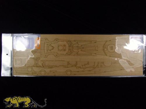 Holzdeck für 1:350 DKM Bismarck - Tamiya 78013 - 1:350