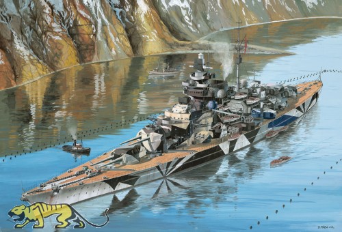 German Battleship Tirpitz - 1/350