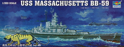 USS Massachusetts BB-59 - 1:350