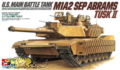 US Main Battle Tank M1A2 SEP Abrams TUSK II - 1:35