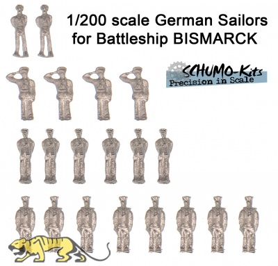 German Kriegsmarine Sailors - 1/200
