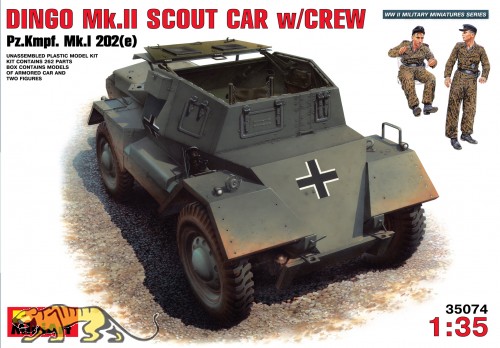 Deutscher Pz.Kpfw. Mk.I 202(e) mit Besatzung - 1:35