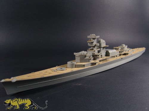 Wooden Deck for 1/350 DKM Admiral Hipper - Trumpeter 05317 - 1/350