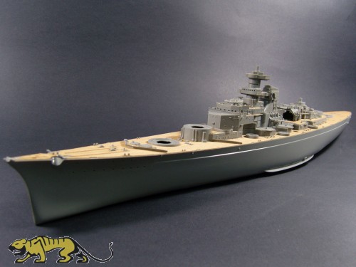 Holzdeck für 1:350 DKM Bismarck - Revell 05040 - 1:350