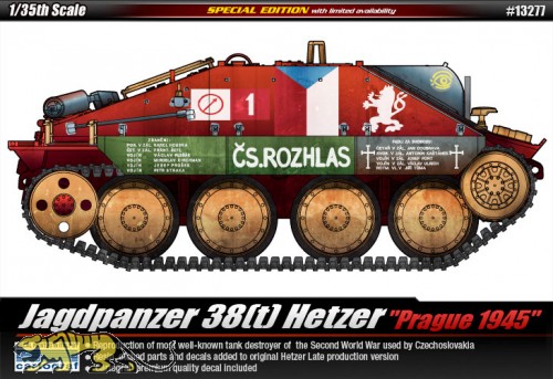 Jagdpanzer 38(t) Hetzer - Prague 1945 - 1:35