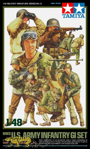 US Army Infantry GI and Tank-Crew Figure-Set - 1/48