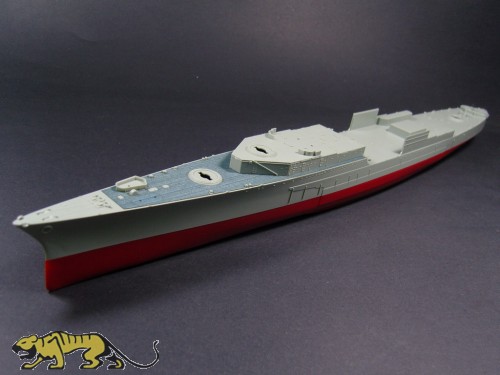 Holzdeck Blau für 1:350 USS Indianapolis CA-35 - Academy 14107 - 1:350