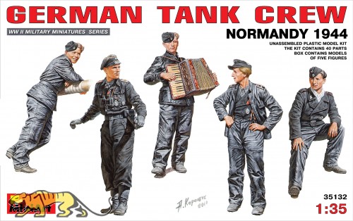 Deutsche Panzerbesatzung - Normandie 1944 - 1:35