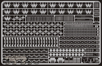 Photo-Etched Parts for 1/350 USS Missouri BB-63 - Tamiya 78018 / 78029 - 1/350