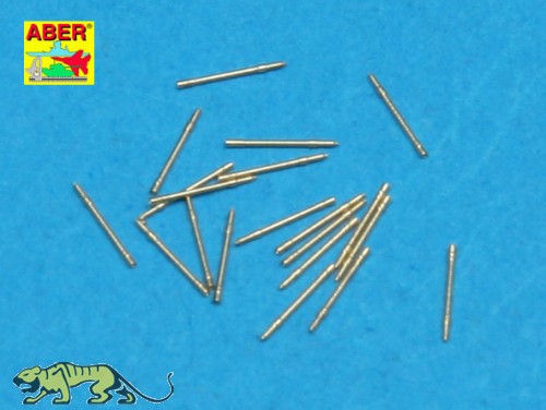 Messing Rohre 20mm L/65 - MG C/30 für DKM Schiffe - 1:350