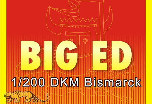Big Ed Fotoätzteile Set für 1:200 DKM Bismarck - Trumpeter 03702 - 1:200