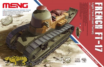 Französischer leichter Panzer Renault FT-17 - Cast turret - 1:35