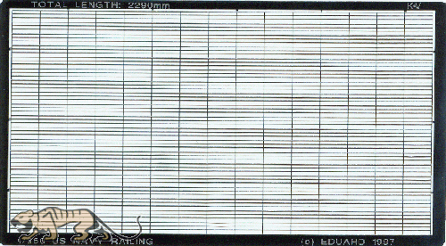Fotogeätzte US Navy Reling - 1:350