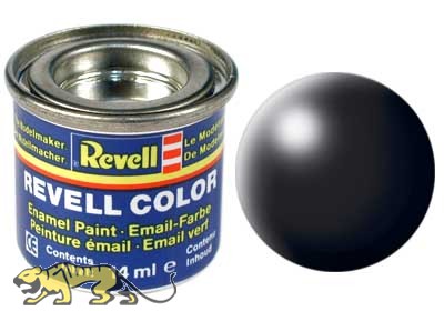 Revell 302 Schwarz RAL 9005 - Seidenmatt - 14ml