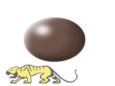 Revell Aqua Color 381 Brown RAL 8025 - Semi Gloss - 18ml